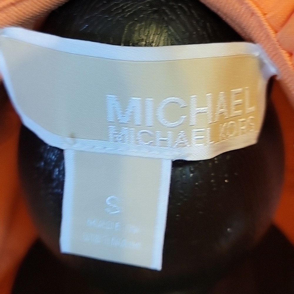 Michael Kors orange sleeveless top - Picture 7 of 12
